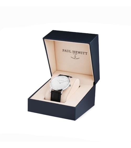 Reloj azul Paul Hewitt caja dorada