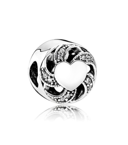 Charm Pandora corazón enlazado