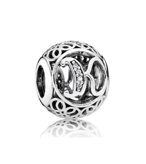 Charm Pandora letra K 791855CZ