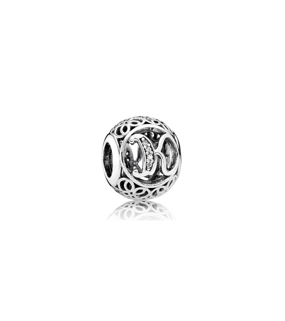 Charm Pandora letra K 791855CZ