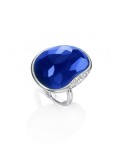 Anillo Viceroy cristal azul