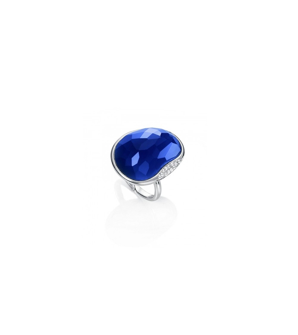 Anillo Viceroy cristal azul