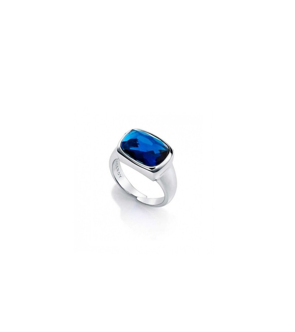 Anillo Viceroy cristal azul