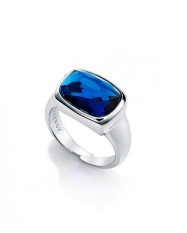 Anillo Viceroy cristal azul