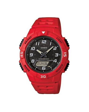 Reloj Casio rojo AQ-S800W-4BVEF