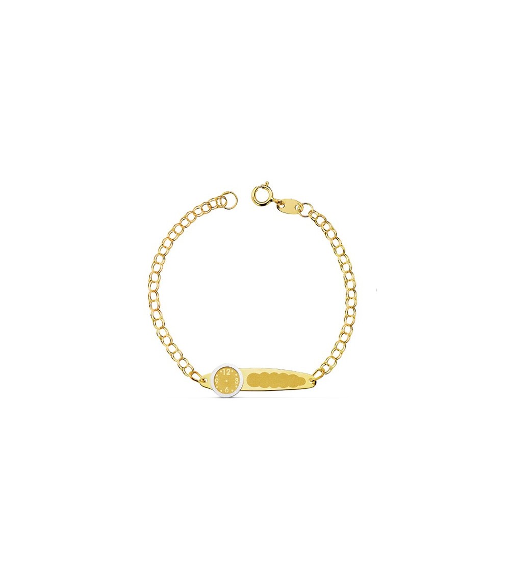 Pulsera de Oro bebé reloj