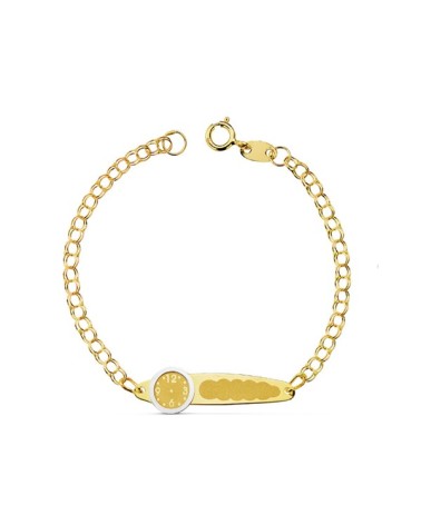 Pulsera de Oro bebé reloj