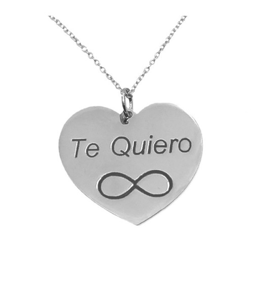 Pulsera de plata corazón personalizado