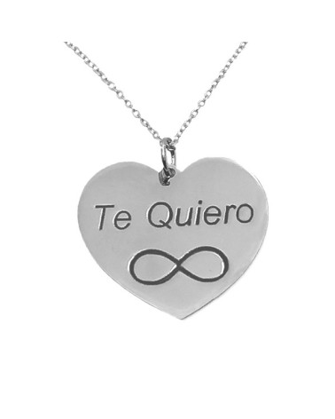 Pulsera de plata corazón personalizado