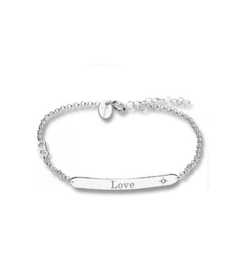 Pulsera T-Adoro Love circonita