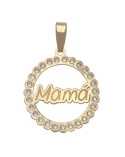 Colgante de Oro Mamá con circonitas