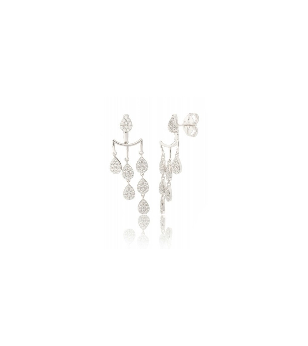 Pendientes de plata novias