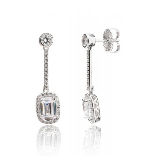 Pendientes Camaleoni plata versalles