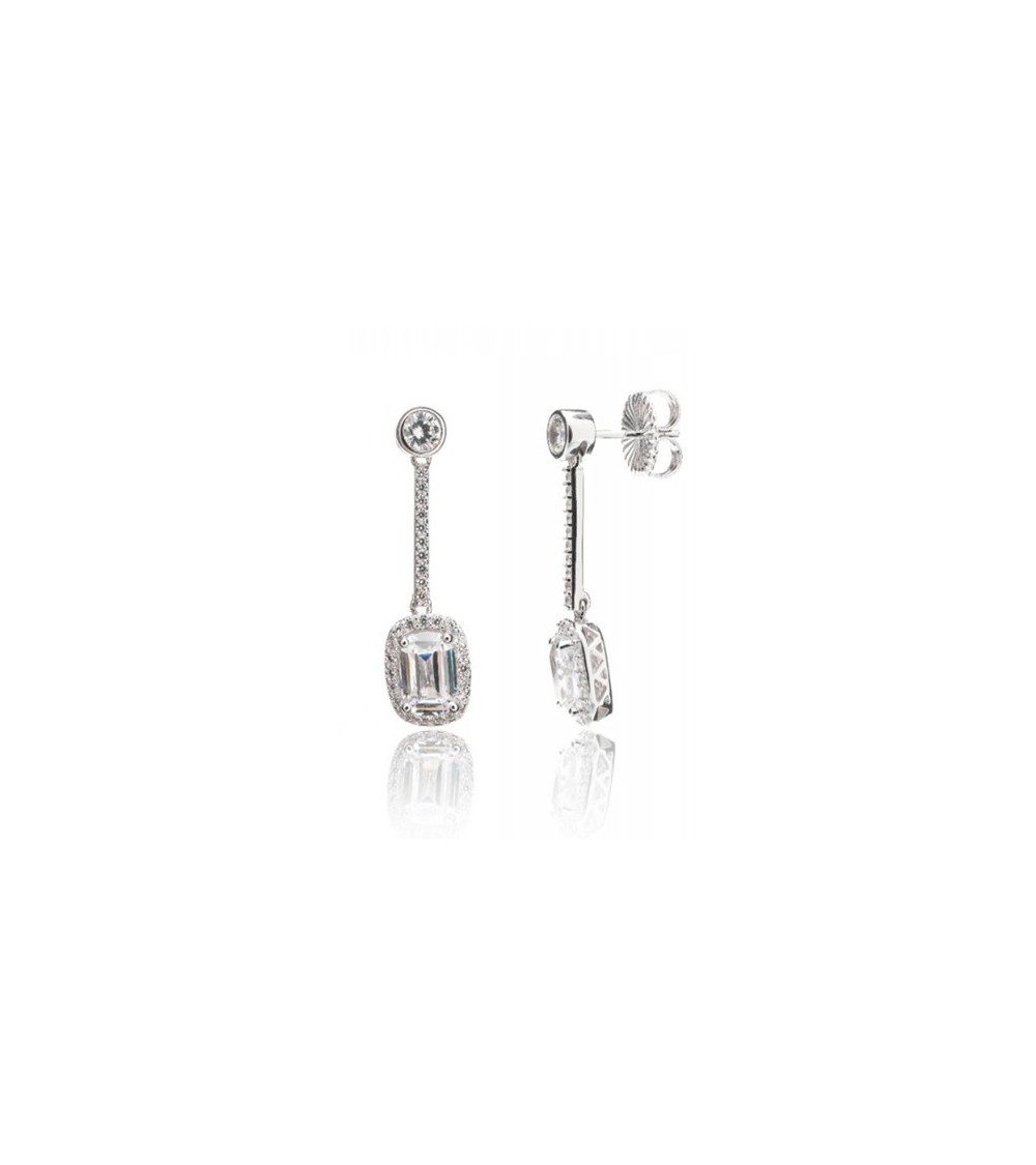 Pendientes Camaleoni plata versalles