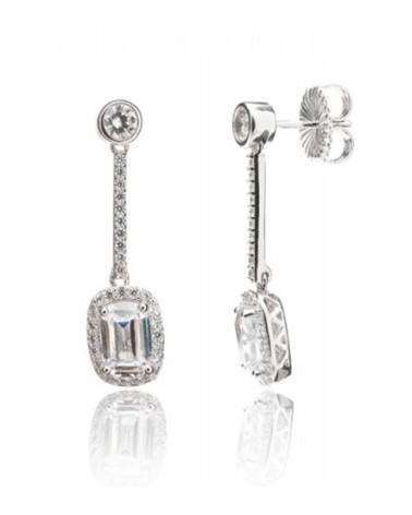 Pendientes Camaleoni plata versalles