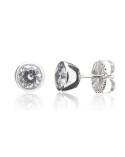 Pendientes chatón plata Camaleoni 1,00