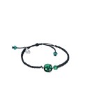 Pulsera Viceroy cordón cristal verde