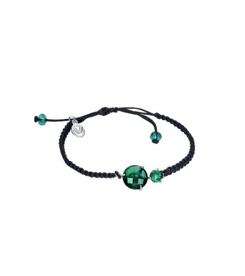 Pulsera Viceroy cordón cristal verde