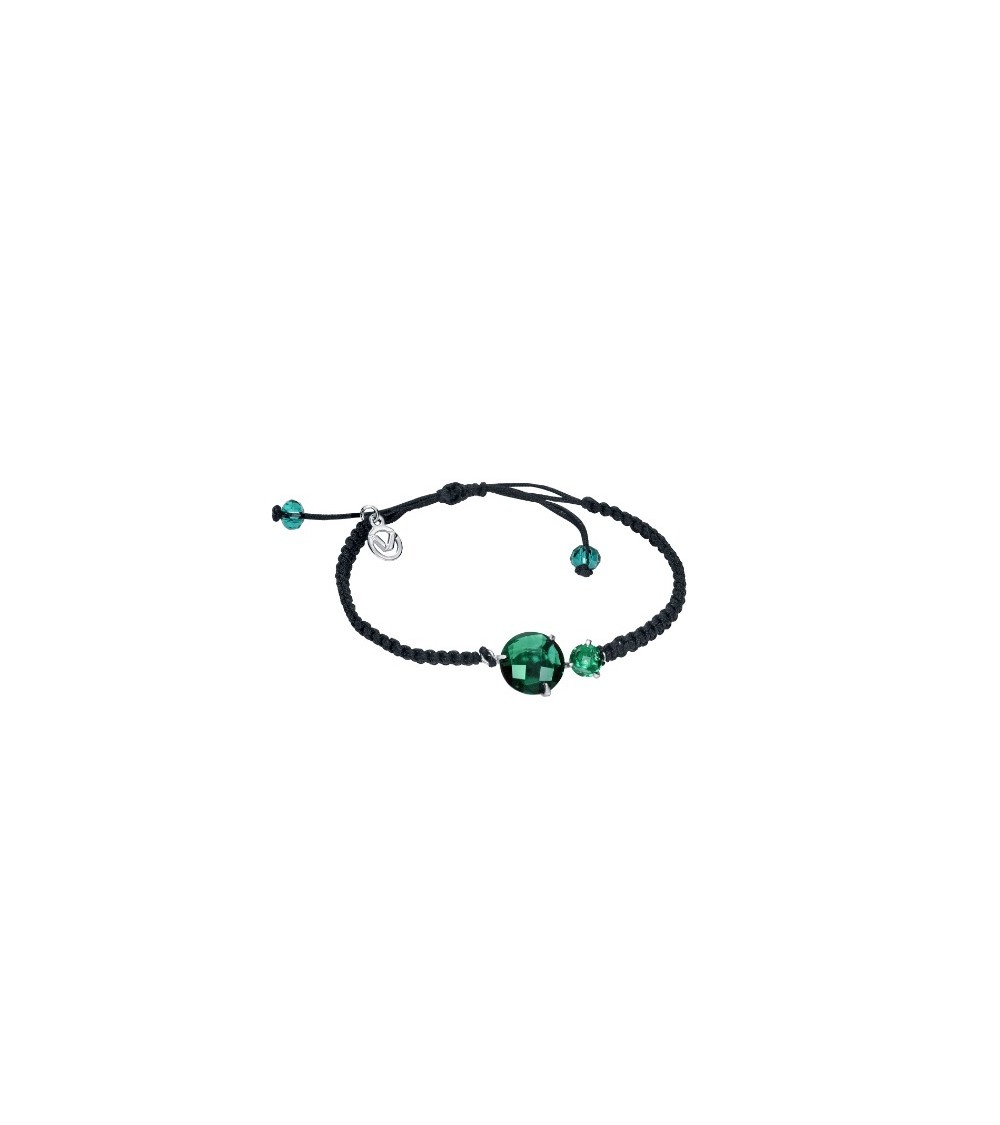 Pulsera Viceroy cordón cristal verde