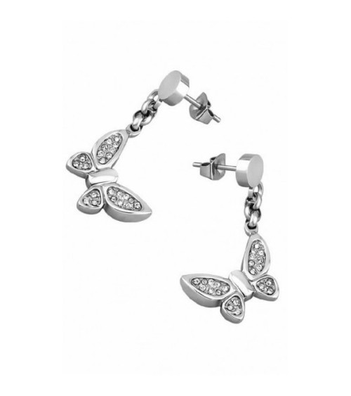 Pendientes Lotus mariposas acero