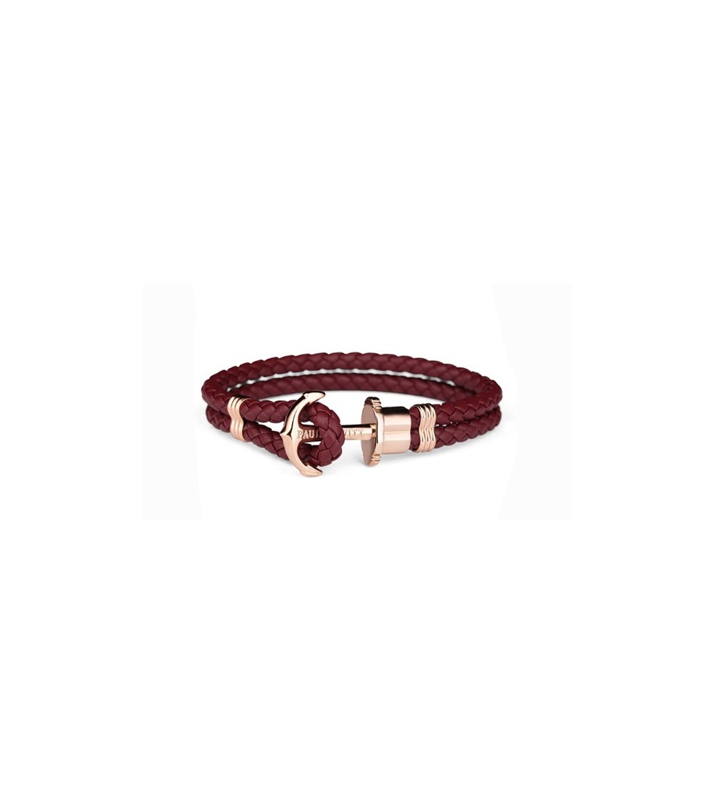 Pulsera roja Paul Hewitt ancla rosada