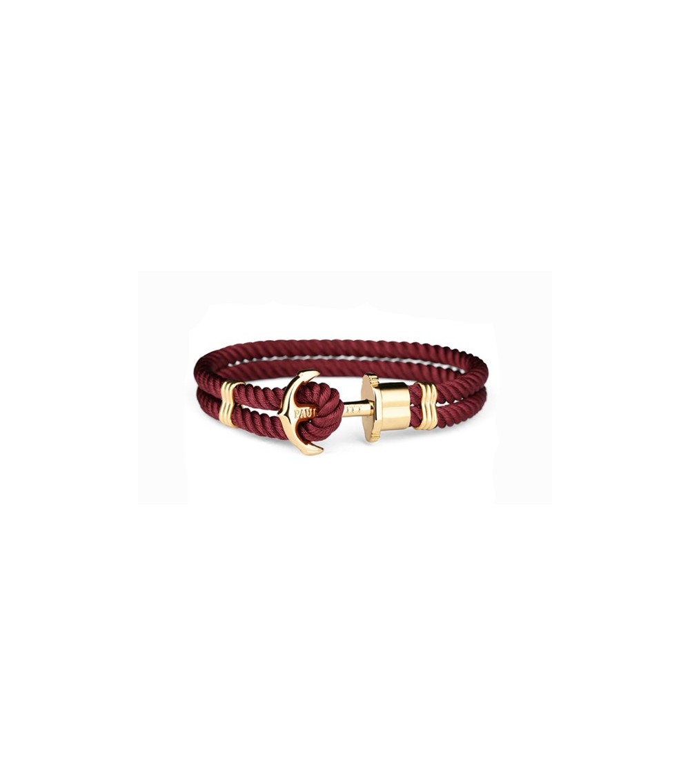 Pulsera burdeos Paul Hewitt ancla