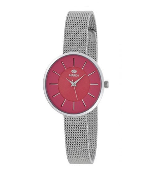 Reloj Marea acero fucsia