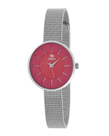 Reloj Marea acero fucsia