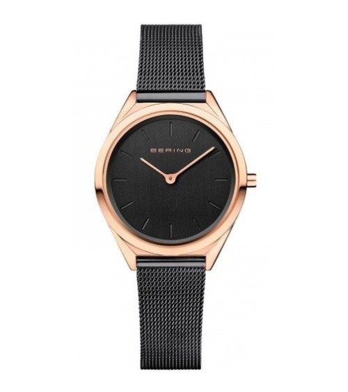 Reloj Bering mujer ultra slim negro 17031-166