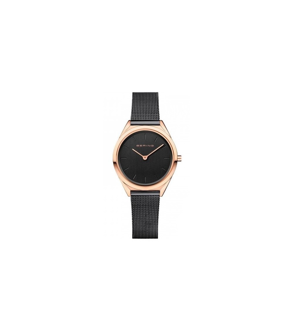 Reloj Bering mujer ultra slim negro 17031-166