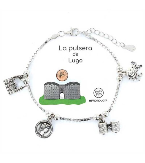 Pulsera de plata Lugo