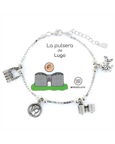 Pulsera de plata Lugo