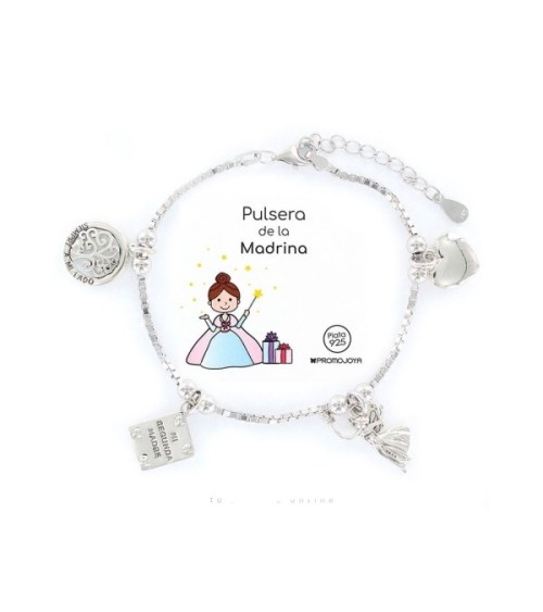 Pulsera de la Madrina en plata