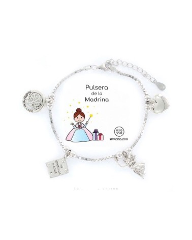 Pulsera de la Madrina en plata