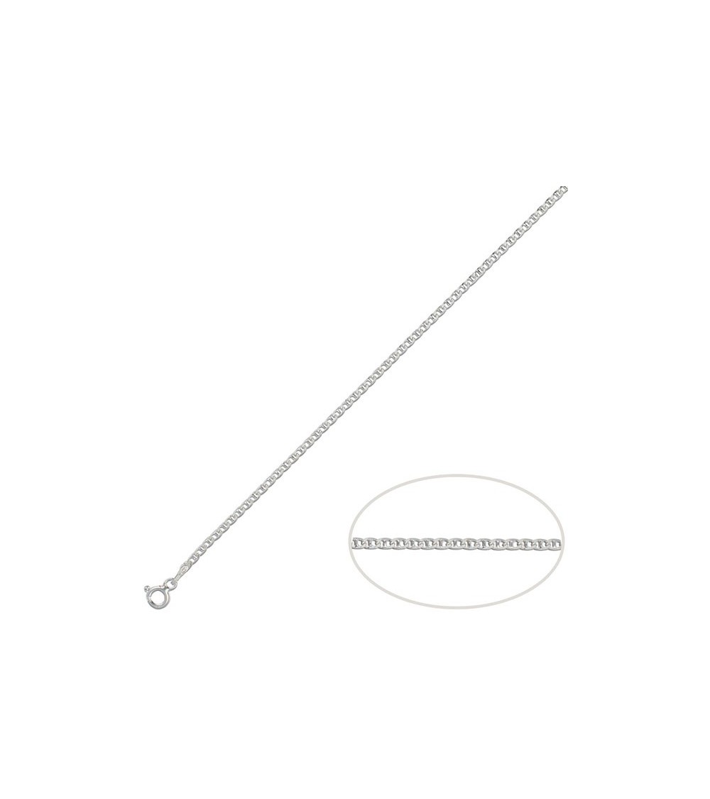 Cadena de plata ancla 3 mm/60 cm