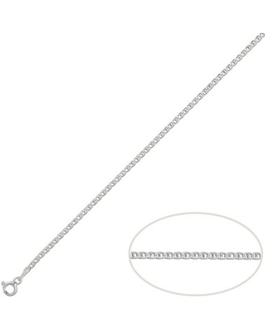 Cadena de plata ancla 3 mm/60 cm