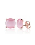 Pendientes plata Oro rosa \'Lucía\'