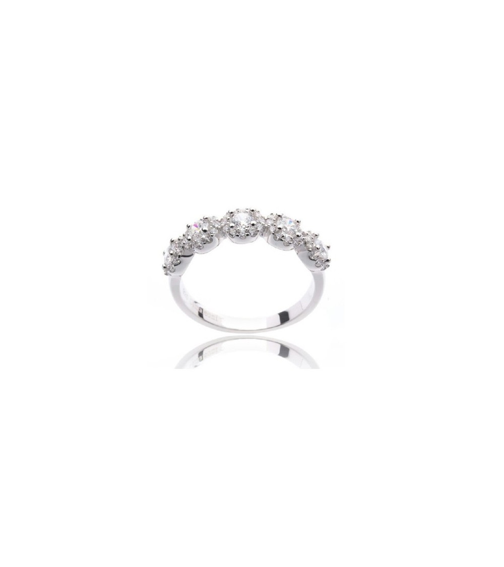 Anillo Camaleoni de plata 5 rosetas