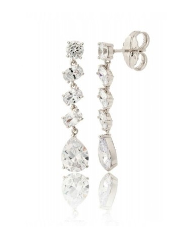 Pendientes Camaleoni plata Terems