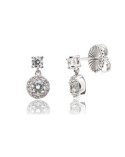 Pendientes Camaleoni plata Botines