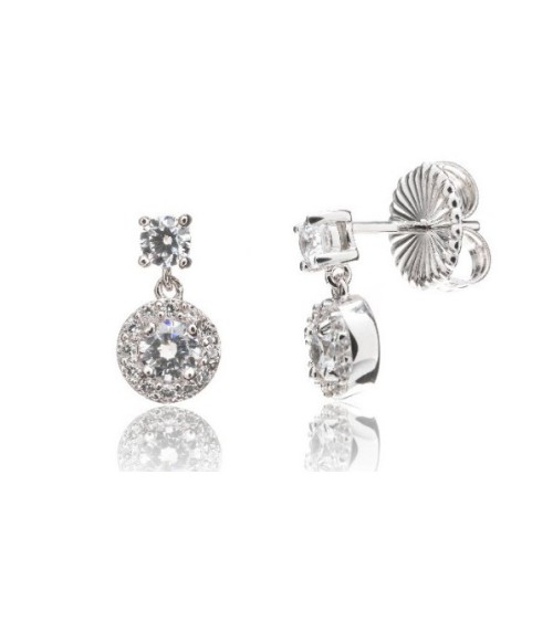 Pendientes Camaleoni plata Botines