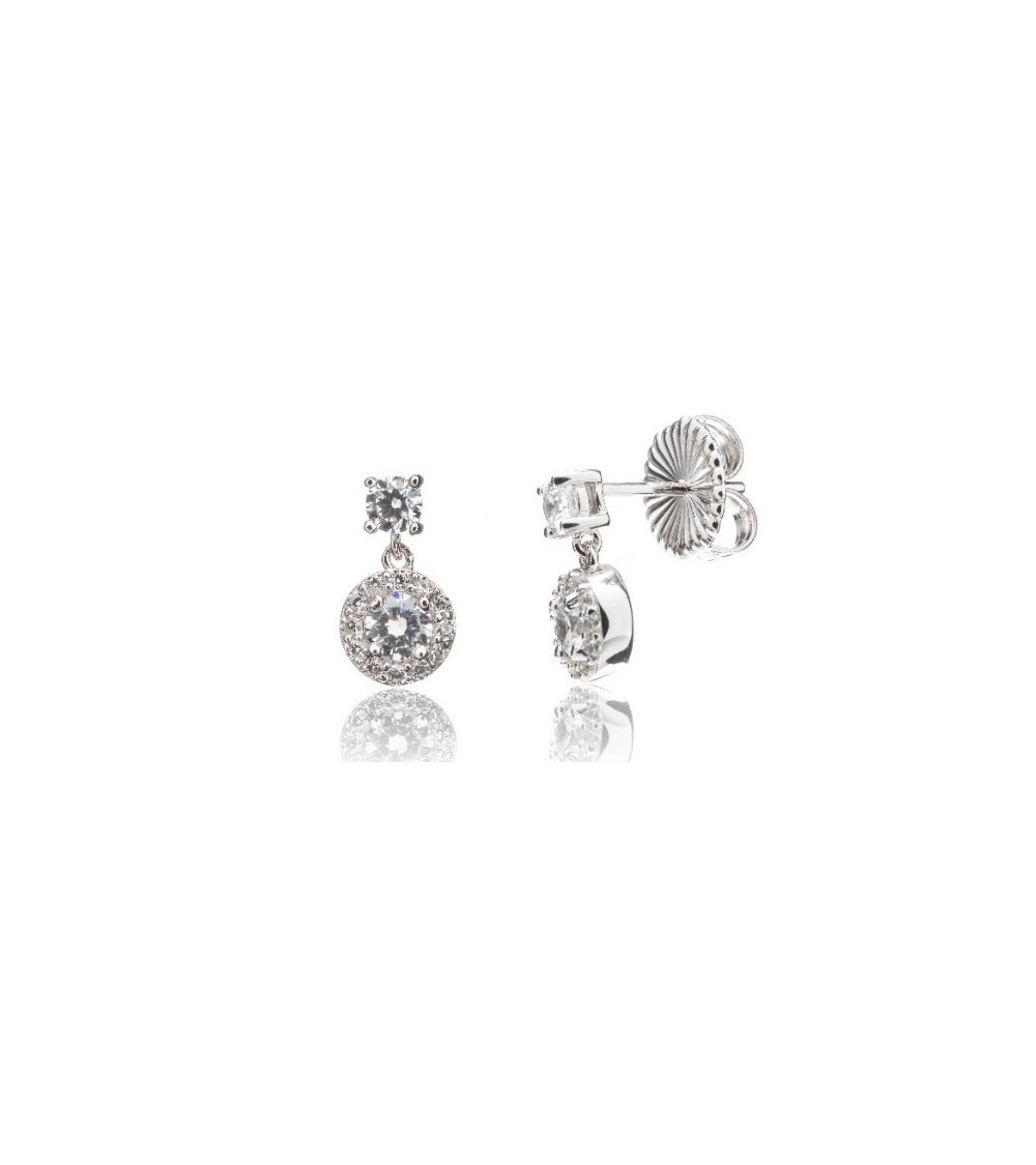 Pendientes Camaleoni plata Botines