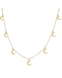 Gargantilla de Oro charms lunas