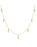 Gargantilla de Oro charms cruces