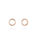 Pendientes Oro rosa y diamante Marina García