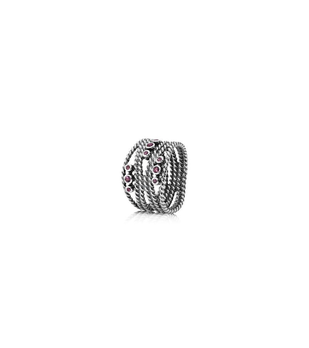 Anillo Pandora rodolitas 190863RHL