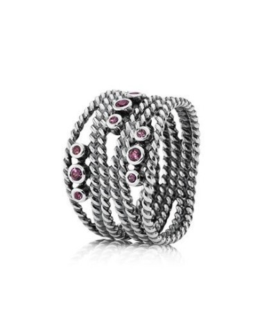 Anillo Pandora rodolitas 190863RHL