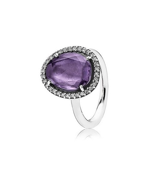 Anillo Pandora amatista 190893AM