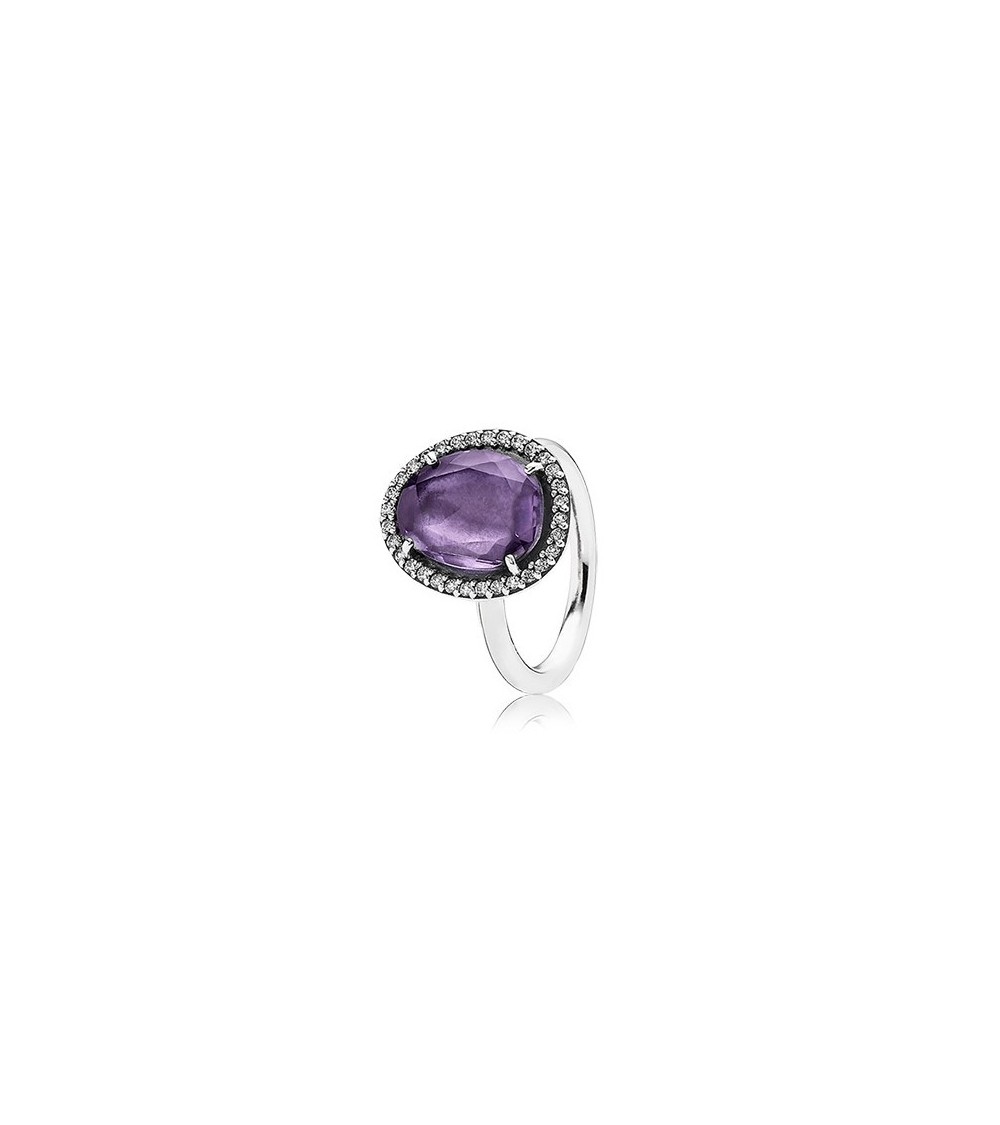 Anillo Pandora amatista 190893AM