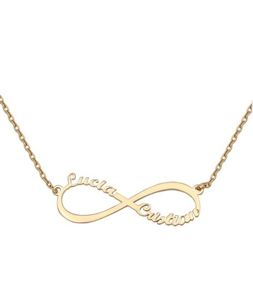 Gargantilla personalizada Oro infinito + nombres